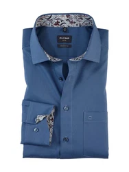 OLYMP Blusenshirt Langarmhemd 127064