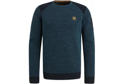 PME LEGEND Strickpullover R-neck Cotton Rib Melee Knit 