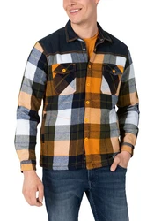 Timezone Anorak Overshirt Fabricmix Mischfarben/Gelb/Orange/Rot/Braun