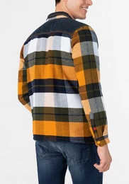 Anorak Overshirt Fabricmix padded