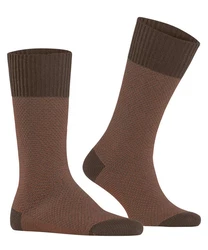Esprit Socken Cozy Piqu Boot Dunkelbraun/Khaki/Beige/Braun