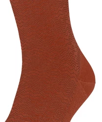 FALKE Socken Mighty Nest (1-Paar) Airport Orange/Rot/Braun