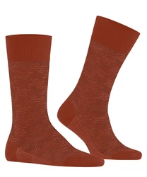 FALKE Socken Mighty Nest (1-Paar) Airport Orange/Rot/Braun