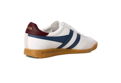 Gola Schuhe Torpedo Leather Sneaker Grau/Hellblau/Weiß