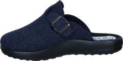 Fly Flot Pantoletten Pantoffel Blau/Dunkelblau/Hellblau