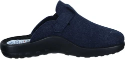 Fly Flot Pantoletten Pantoffel Blau/Dunkelblau/Hellblau