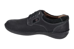 Josef Seibel Schnürschuh Alfred 03 (43703) Schwarz/Dunkelblau/Hellblau