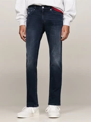 Tommy Jeans Slim-fit Jeans SCANTON SLIM mit Logoprägung Dunkelblau/Blau