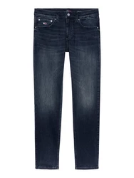Tommy Jeans Slim-fit Jeans SCANTON SLIM mit Logoprägung Dunkelblau/Blau