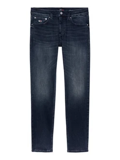 Tommy Jeans Slim-fit Jeans SCANTON SLIM mit Logoprägung Dunkelblau/Blau
