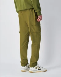 Champion Cargohose Elastic Cuff Cargo Pant Dunkelgrün/Grün/Khaki