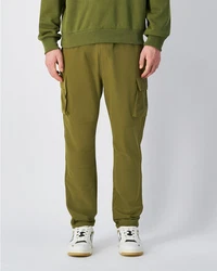 Champion Cargohose Elastic Cuff Cargo Pant Dunkelgrün/Grün/Khaki