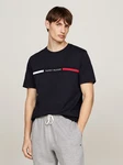 Tommy Hilfiger T-Shirt HILFIGER CHEST INSERT TEE blau