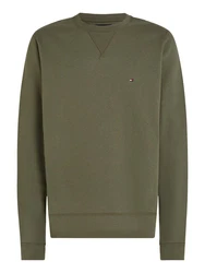 Tommy Hilfiger Sweatshirt ESSENTIAL FLEECE CREWNECK Dunkelgrün/Khaki