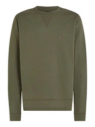 Tommy Hilfiger Sweatshirt ESSENTIAL FLEECE CREWNECK Dunkelgrün/Khaki