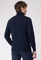 Roy Robson Strickpullover Dunkelblau/Hellblau