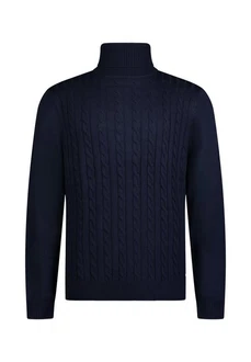 Roy Robson Strickpullover Dunkelblau/Hellblau