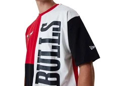 New Era T-Shirt NBA Cut and Sew Chibul rot/weiß/blau