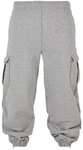 Build Your Brand Funktionshose 90's Cargo Sweatpants Jogginghose Herren Grau/Hellgrau/Dunkelblau