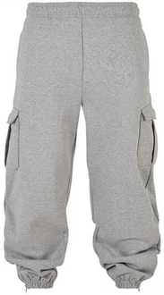 Build Your Brand Funktionshose 90's Cargo Sweatpants Jogginghose Herren Grau/Hellgrau/Dunkelblau Build Your Brand Funktionshose 90's Cargo Sweatpants Jogginghose Herren Grau/Hellgrau/Dunkelblau