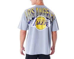New Era T-Shirt NBA Los Angeles Lakers grau