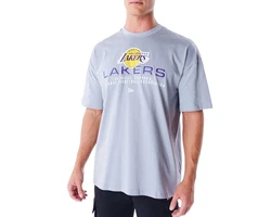 New Era T-Shirt NBA Los Angeles Lakers grau