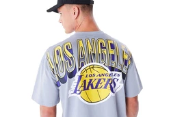 New Era T-Shirt NBA Los Angeles Lakers grau