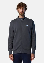 North Sails Fleecepullover Sweatshirt mit Reißverschluss 