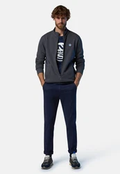 North Sails Fleecepullover Sweatshirt mit Reißverschluss 