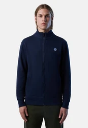 North Sails Fleecepullover Sweatshirt mit Reißverschluss 