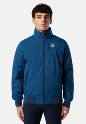 North Sails Bomberjacke Sailor Jacke mit Reißverschluss Dunkelblau/Blau/Hellblau