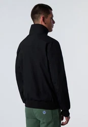 North Sails Bomberjacke Sailor Jacke mit Reißverschluss Dunkelblau/Schwarz