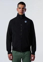 North Sails Bomberjacke Sailor Jacke mit Reißverschluss Dunkelblau/Schwarz