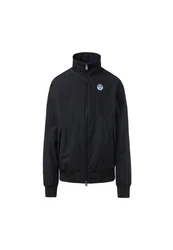 North Sails Bomberjacke Sailor Jacke mit Reißverschluss Dunkelblau/Schwarz