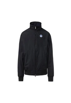 North Sails Bomberjacke Sailor Jacke mit Reißverschluss Dunkelblau/Schwarz