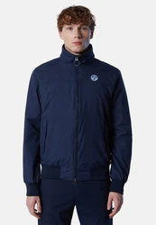 North Sails Bomberjacke Sailor Jacke mit Reißverschluss Dunkelblau/Blau