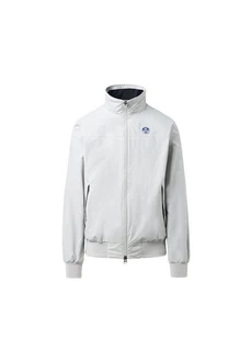 North Sails Bomberjacke Sailor Jacke mit Reißverschluss Grau/Hellgrau