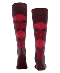 Burlington Kniestrümpfe Preston Dunkelrot/Bordeaux/Lila