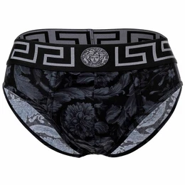 Slip Herren Slip - Stretch Cotton, Barocco Muster (Packung, 1er Pack)