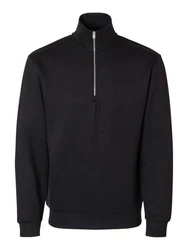 SELECTED HOMME Sweatshirt SLHEMANUEL SOFT ZIP HIGH NECK SWEAT NOOS 