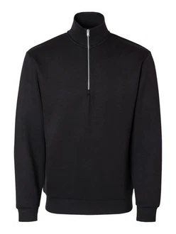 SELECTED HOMME Sweatshirt SLHEMANUEL SOFT ZIP HIGH NECK SWEAT NOOS