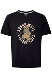 Blend T-Shirt BLEND BHTee Braun/Gelb/Gold/Creme
