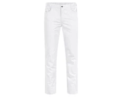 GREIFF 5-Pocket Hose GASTRO MODA Herrenhose Five-Pocket-Style OEKO-TEX Weiß