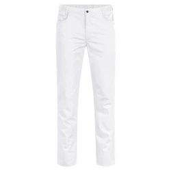 GREIFF 5-Pocket Hose GASTRO MODA Herrenhose Five-Pocket-Style OEKO-TEX Weiß