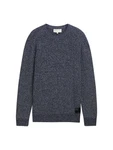 TOM TAILOR Denim Rundhalspullover Melange