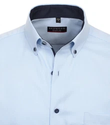 Redmond Businesshemd Langarmhemd (231710100) Hellblau/Blau/Dunkelblau