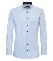 Redmond Businesshemd Langarmhemd (231710100) Hellblau/Blau/Dunkelblau