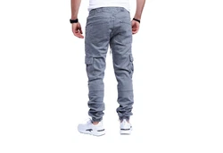 Styleko Herren Cargo Jeans Hose Stretch 8003 Blau/Grau/Dunkelblau/Hellgrau/Dunkelgrün/Khaki