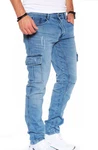 Styleko Herren Cargo Jeans Hose Stretch 8003 8003