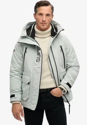 Superdry Outdoorjacke HOOD ULTIMATE WINDBREAKER Grau/Hellgrau/Beige